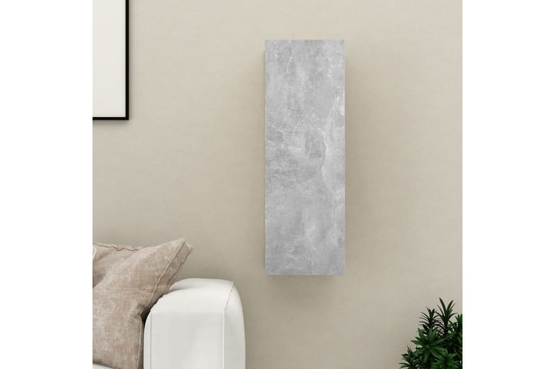 TV-skåp betonggrå 30,5x30x90 cm spånskiva - Grå - Möbler - Tv möbel & mediamöbel - TV bänk & mediabänk
