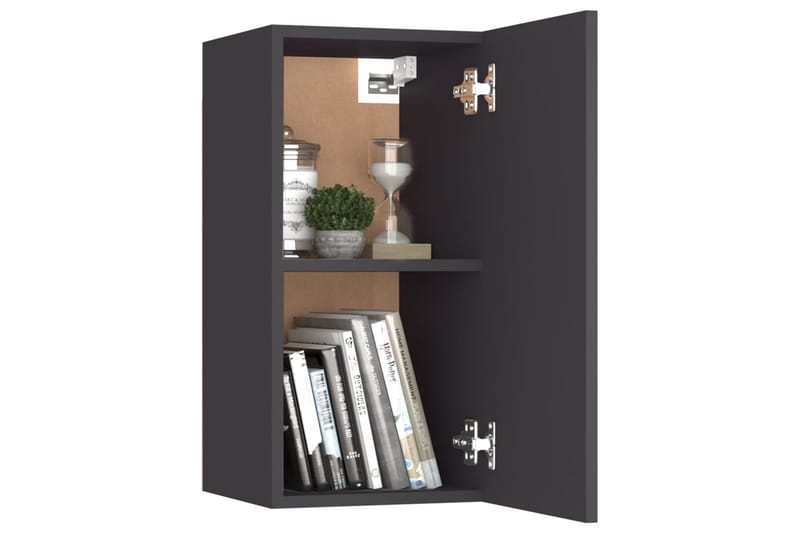 TV-skåp grå 30,5x30x60 cm spånskiva - Grå - Möbler - Tv möbel & mediamöbel - TV bänk & mediabänk