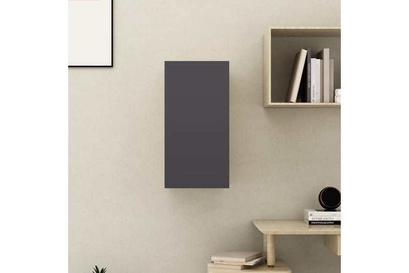 TV-skåp grå 30,5x30x60 cm spånskiva - Grå - Möbler - Tv möbel & mediamöbel - TV bänk & mediabänk