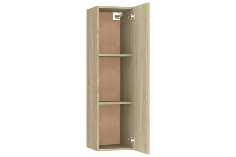 TV-skåp sonoma-ek 30,5x30x110 cm spånskiva - Brun - Möbler - Tv möbel & mediamöbel - TV bänk & mediabänk