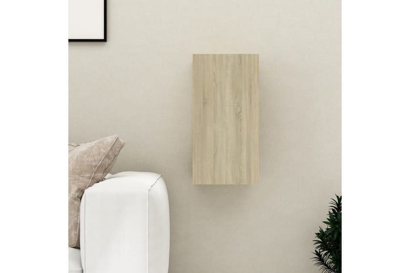 TV-skåp sonoma-ek 30,5x30x60 cm spånskiva - Brun - Möbler - Tv möbel & mediamöbel - TV bänk & mediabänk