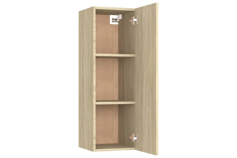 TV-skåp sonoma-ek 30,5x30x90 cm spånskiva - Brun - Möbler - Tv möbel & mediamöbel - TV bänk & mediabänk
