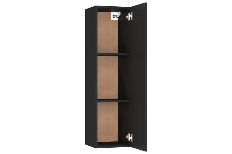 TV-skåp svart 30,5x30x110 cm spånskiva - Svart - Möbler - Tv möbel & mediamöbel - TV bänk & mediabänk