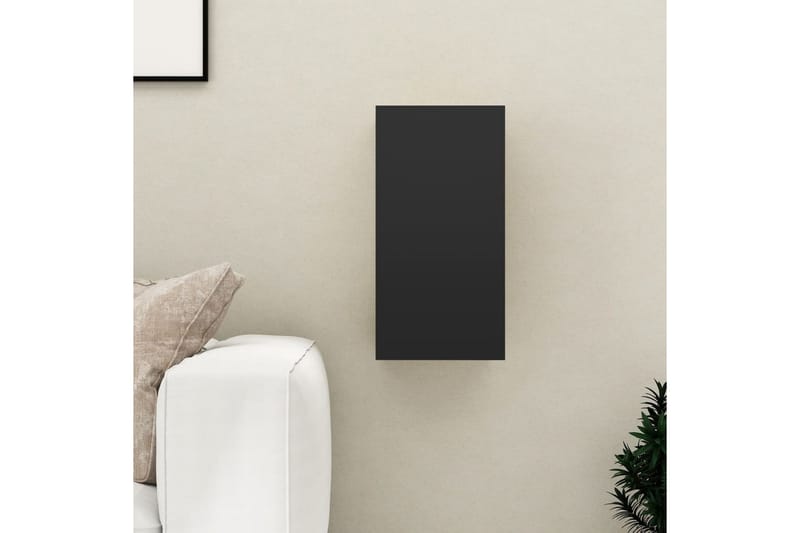 TV-skåp svart 30,5x30x60 cm spånskiva - Svart - Möbler - Tv möbel & mediamöbel - TV bänk & mediabänk