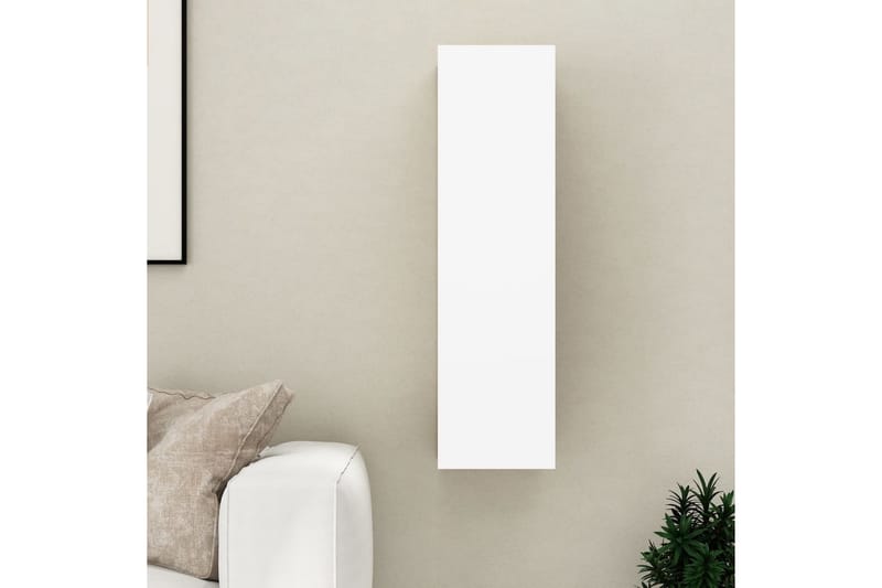 TV-skåp vit 30,5x30x110 cm spånskiva - Vit - Möbler - Tv möbel & mediamöbel - TV bänk & mediabänk