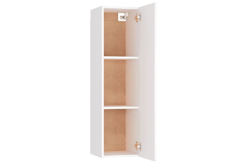 TV-skåp vit 30,5x30x110 cm spånskiva - Vit - Möbler - Tv möbel & mediamöbel - TV bänk & mediabänk