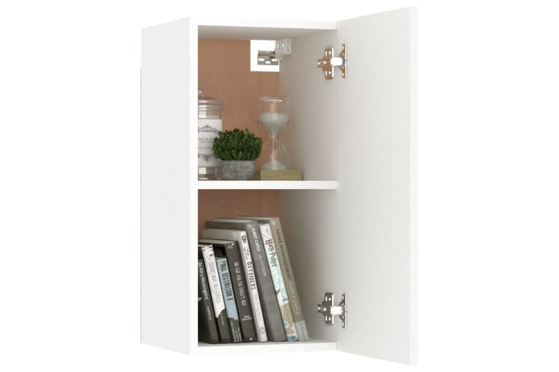 TV-skåp vit 30,5x30x60 cm spånskiva - Vit - Möbler - Tv möbel & mediamöbel - TV bänk & mediabänk