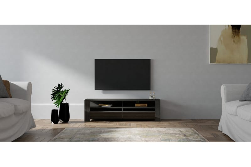 Tylar Tv-bänk 140 cm - Antracit - Möbler - Tv möbel & mediamöbel - TV bänk & mediabänk