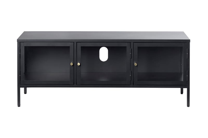 Umbri Tv-bänk 132 cm - Svart - Möbler - Tv möbel & mediamöbel - TV bänk & mediabänk