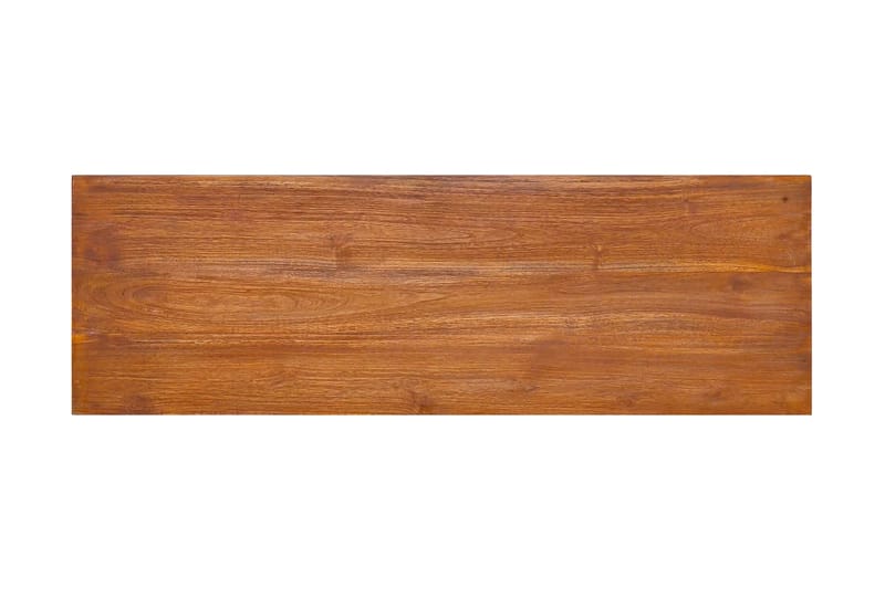 Väggmonterad TV-bänk 90x30x30 cm massiv teak - Brun - Möbler - Tv möbel & mediamöbel - TV bänk & mediabänk