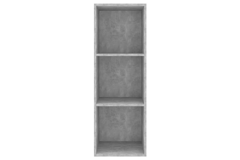 Väggmonterad tv-bänk betonggrå 37x37x107 cm spånskiva - Grå - Möbler - Tv möbel & mediamöbel - TV bänk & mediabänk