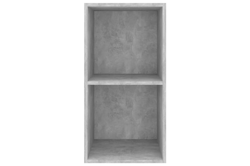 Väggmonterad tv-bänk betonggrå 37x37x72 cm spånskiva - Grå - Möbler - Tv möbel & mediamöbel - TV bänk & mediabänk