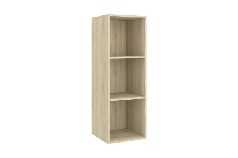 Väggmonterad tv-bänk somona-ek 37x37x107 cm spånskiva - Brun - Möbler - Tv möbel & mediamöbel - TV bänk & mediabänk