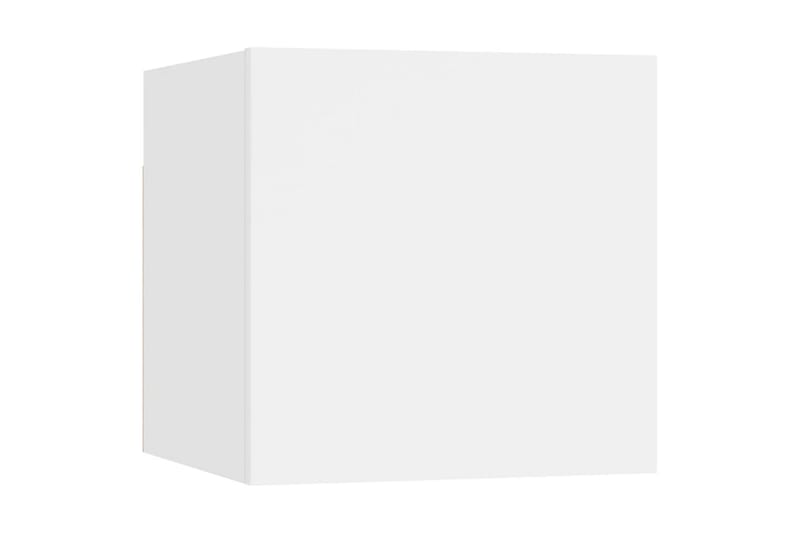 Väggmonterad tv-bänk vit 30,5x30x30 cm - Vit - Möbler - Tv möbel & mediamöbel - TV bänk & mediabänk