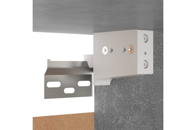 Väggmonterat tv-bänk betonggrå 30,5x30x30 cm - Grå - Möbler - Tv möbel & mediamöbel - TV bänk & mediabänk