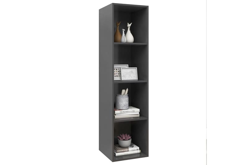 Väggmonterat tv-skåp grå 37x37x142,5 cm spånskiva - Grå - Möbler - Tv möbel & mediamöbel - TV bänk & mediabänk