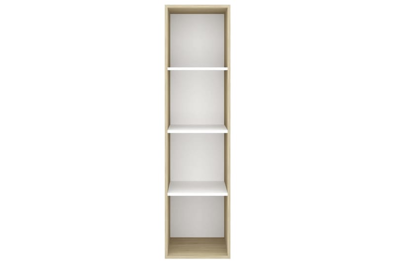 Väggmonterat tv-skåp somona-ek och vit 37x37x142,5 cm spånsk - Brun - Möbler - Tv möbel & mediamöbel - TV bänk & mediabänk