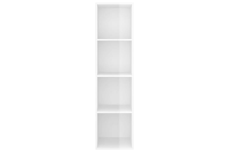 Väggmonterat tv-skåp vit högglans 37x37x142,5 cm spånskiva - Vit - Möbler - Tv möbel & mediamöbel - TV bänk & mediabänk