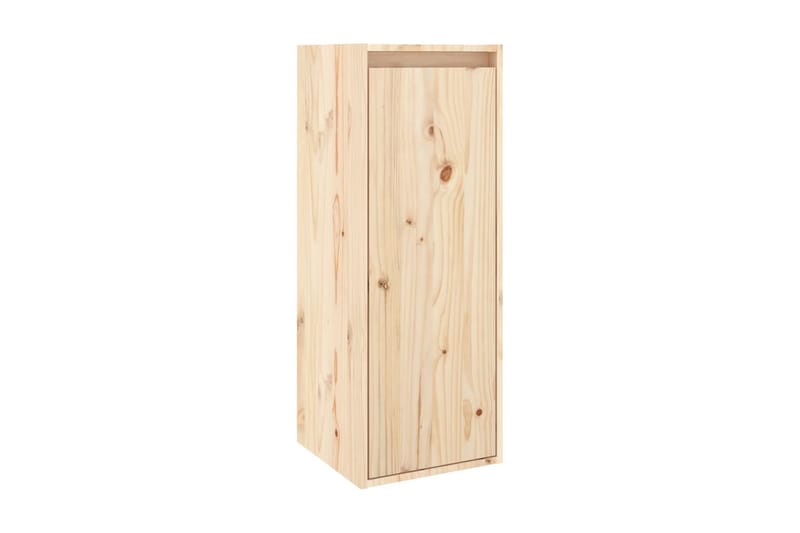 Väggskåp 2 st 30x30x80 cm massiv furu - Brun - Möbler - Tv möbel & mediamöbel - TV bänk & mediabänk