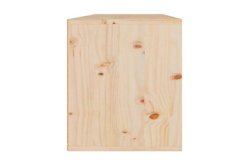 Väggskåp 2 st 45x30x35 cm massiv furu - Brun - Möbler - Tv möbel & mediamöbel - TV bänk & mediabänk