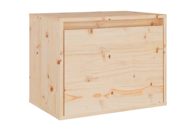 Väggskåp 45x30x35 cm massiv furu - Brun - Möbler - Tv möbel & mediamöbel - TV bänk & mediabänk