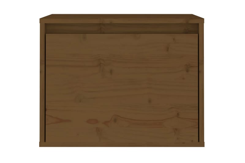 Väggskåp 45x30x35 cm massiv furu honungbrun - Brun - Möbler - Tv möbel & mediamöbel - TV bänk & mediabänk