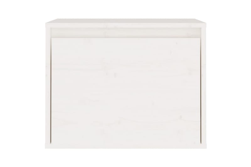 Väggskåp 45x30x35 cm massiv furu vit - Vit - Möbler - Tv möbel & mediamöbel - TV bänk & mediabänk
