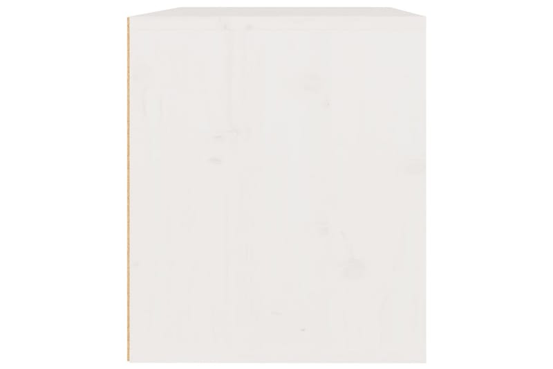 Väggskåp 45x30x35 cm massiv furu vit - Vit - Möbler - Tv möbel & mediamöbel - TV bänk & mediabänk