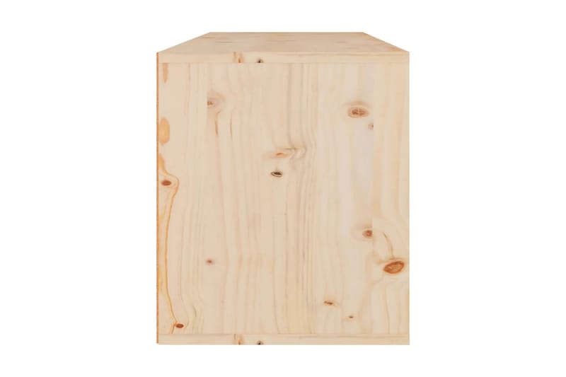 Väggskåp 80x30x35 cm massiv furu - Brun - Möbler - Tv möbel & mediamöbel - TV bänk & mediabänk
