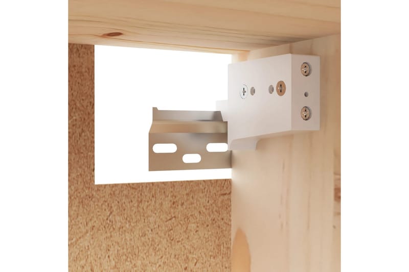 Väggskåp 80x30x35 cm massiv furu - Brun - Möbler - Tv möbel & mediamöbel - TV bänk & mediabänk