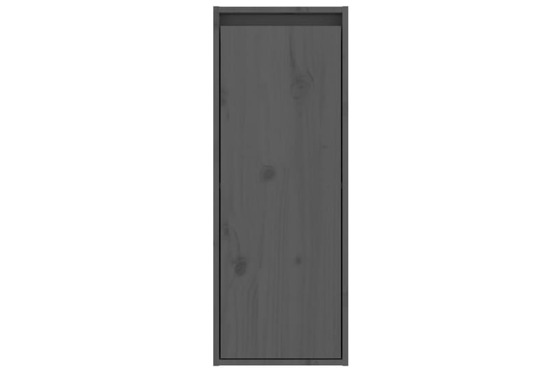 Väggskåp grå 30x30x80 cm massiv furu - Grå - Möbler - Tv möbel & mediamöbel - TV bänk & mediabänk