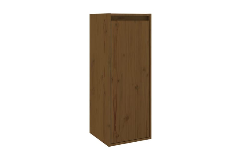 Väggskåp honungsbrun 30x30x80 cm massiv furu - Brun - Möbler - Tv möbel & mediamöbel - TV bänk & mediabänk