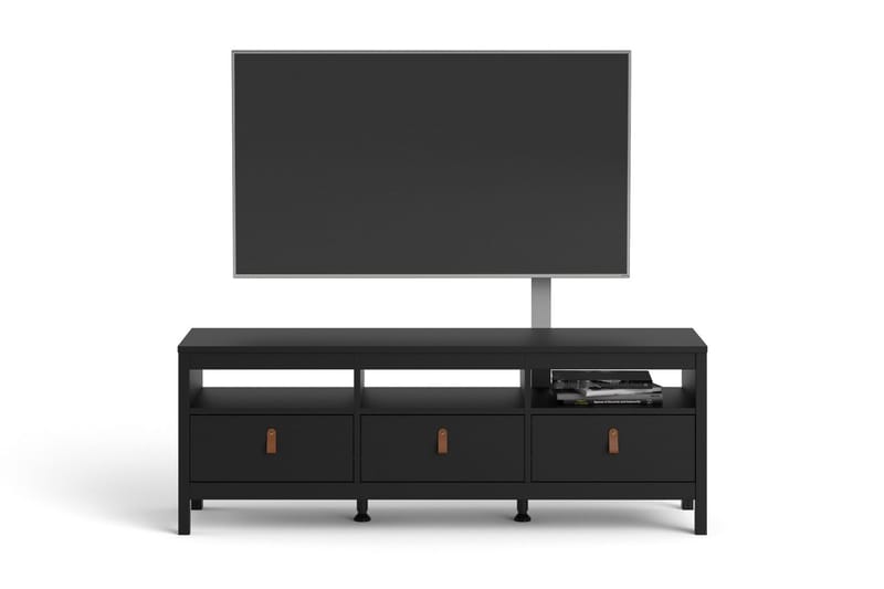 Vallvidera Tv-bänk 151 cm - Svart/Natur - Möbler - Tv möbel & mediamöbel - TV bänk & mediabänk