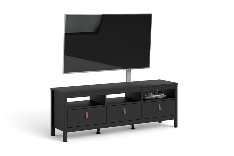 Vallvidera Tv-bänk 151 cm - Svart/Natur - Möbler - Tv möbel & mediamöbel - TV bänk & mediabänk