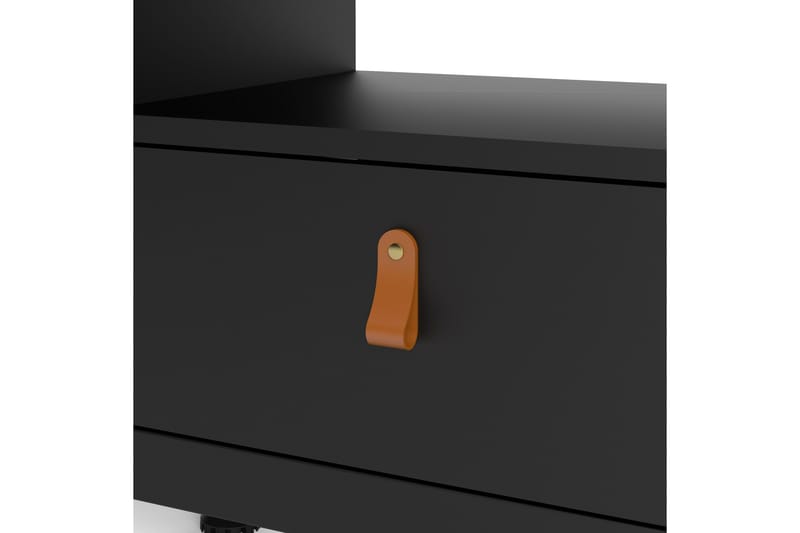 Vallvidera Tv-bänk 151 cm - Svart/Natur - Möbler - Tv möbel & mediamöbel - TV bänk & mediabänk