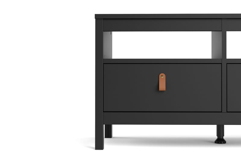 Vallvidera Tv-bänk 151 cm - Svart/Natur - Möbler - Tv möbel & mediamöbel - TV bänk & mediabänk