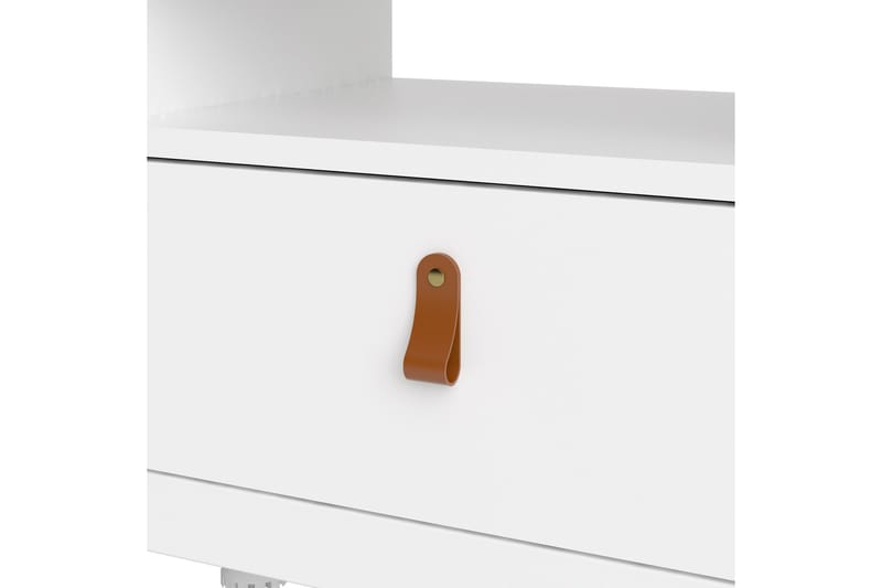 Vallvidera Tv-bänk 151 cm - Vit/Natur - Möbler - Tv möbel & mediamöbel - TV bänk & mediabänk