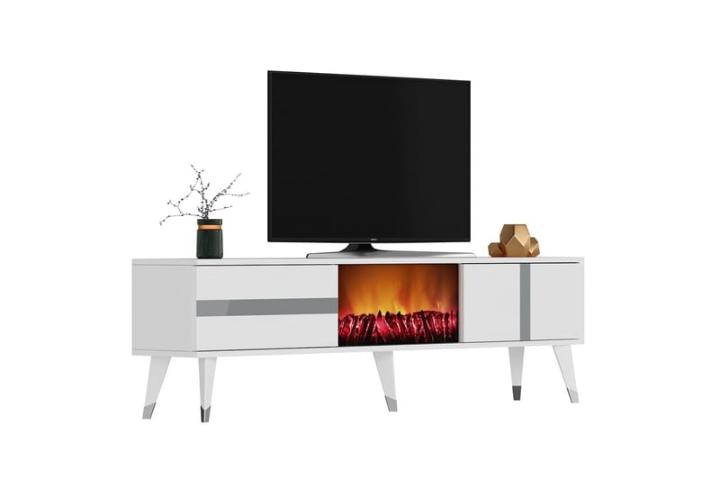 Vania Tv-bänk 150 cm - Silver - Möbler - Tv möbel & mediamöbel - TV bänk & mediabänk