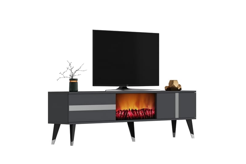 Vania Tv-bänk 150 cm - Silver - Möbler - Tv möbel & mediamöbel - TV bänk & mediabänk