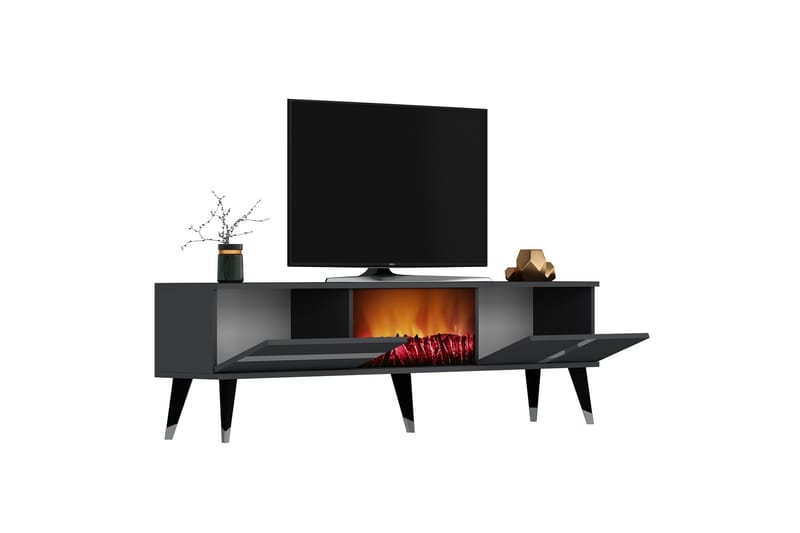 Vania Tv-bänk 150 cm - Silver - Möbler - Tv möbel & mediamöbel - TV bänk & mediabänk