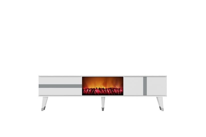 Vania Tv-bänk 150 cm - Silver - Möbler - Tv möbel & mediamöbel - TV bänk & mediabänk