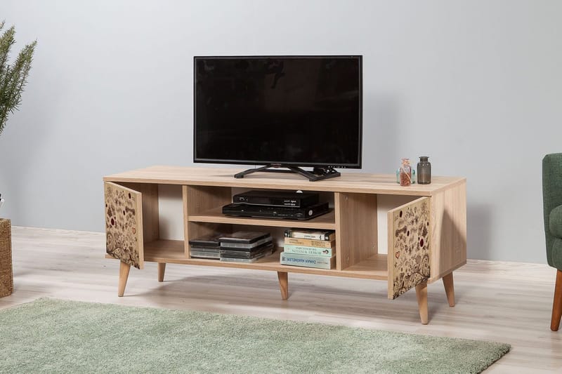 Vellavie Tv-bänk 140 cm - Mönstrad - Möbler - Tv möbel & mediamöbel - TV bänk & mediabänk