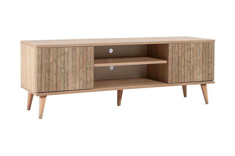 Vellavie Tv-bänk 140 cm Panel - Brun - Möbler - Tv möbel & mediamöbel - TV bänk & mediabänk
