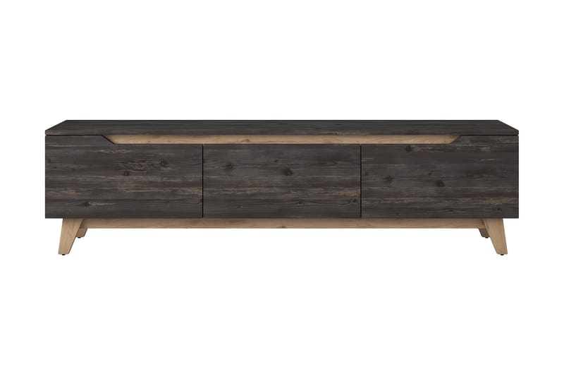 Virkesboda TV-Bänk 180 cm - Svart/Brun - Möbler - Tv möbel & mediamöbel - TV bänk & mediabänk
