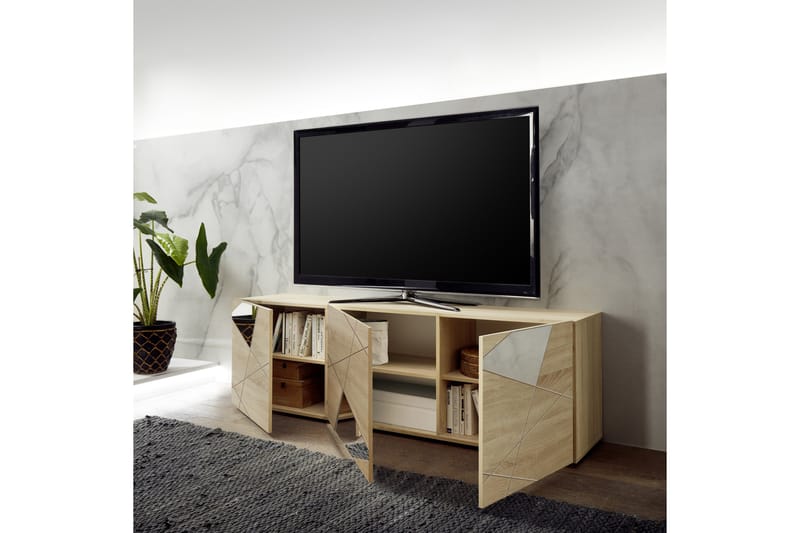 Vittoria Tv-Bänk 181 cm Beige - Lc Spa - Möbler - Tv möbel & mediamöbel - TV bänk & mediabänk