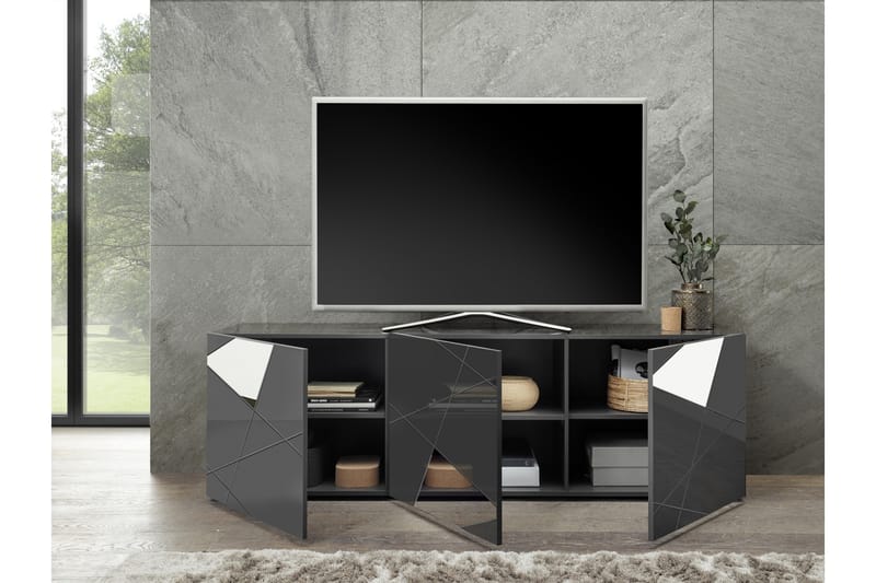 Vittoria Tv-Bänk 181 cm Vit - Lc Spa - Möbler - Tv möbel & mediamöbel - TV bänk & mediabänk