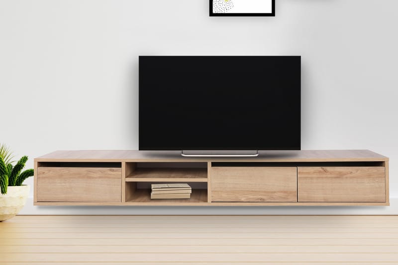 Warffum Tv-bänk 180 cm - Natur - TV bänk & mediabänk