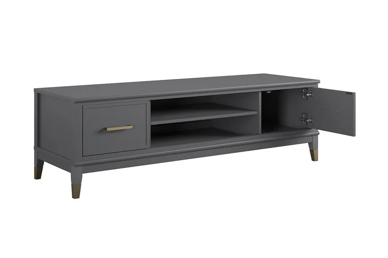 Westerleigh TV-bänk 152x50 cm Grafitgrå - CosmoLiving - Möbler - Tv möbel & mediamöbel - TV bänk & mediabänk