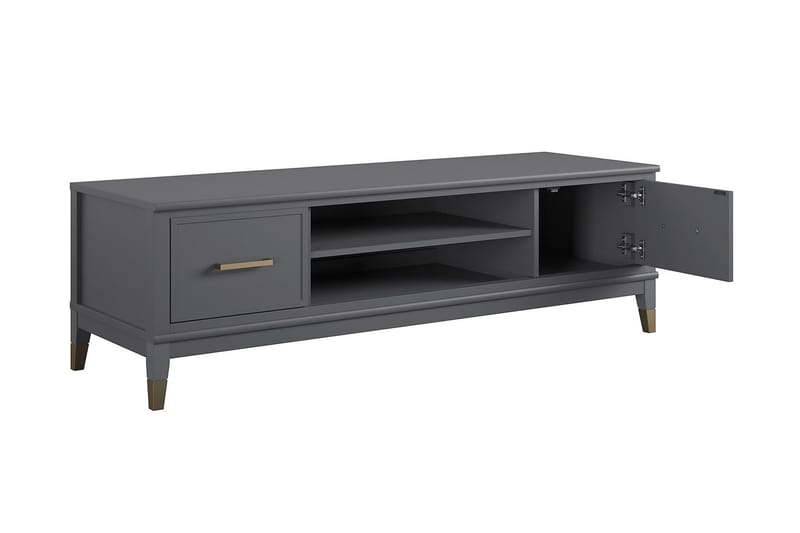 Westerleigh TV-bänk 152x50 cm Grafitgrå - CosmoLiving - Möbler - Tv möbel & mediamöbel - TV bänk & mediabänk
