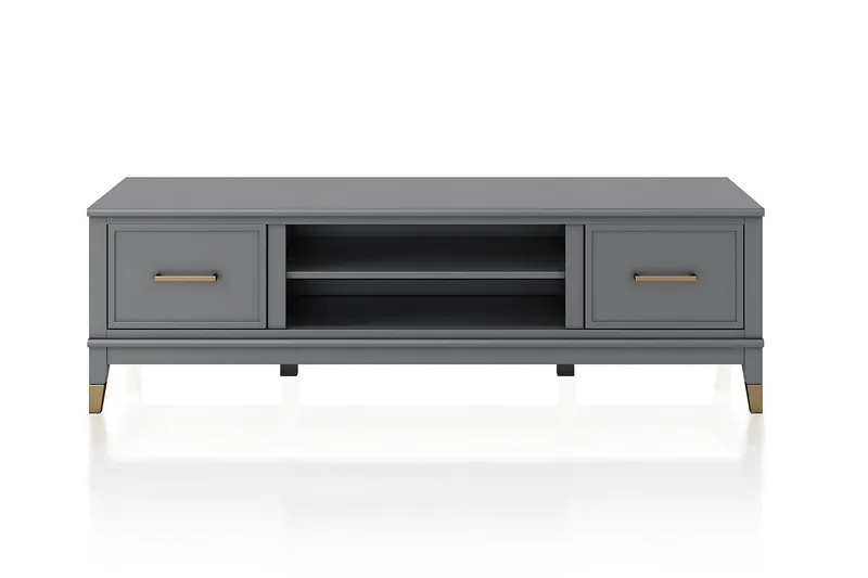 Westerleigh TV-bänk 152x50 cm Grafitgrå - CosmoLiving - Möbler - Tv möbel & mediamöbel - TV bänk & mediabänk